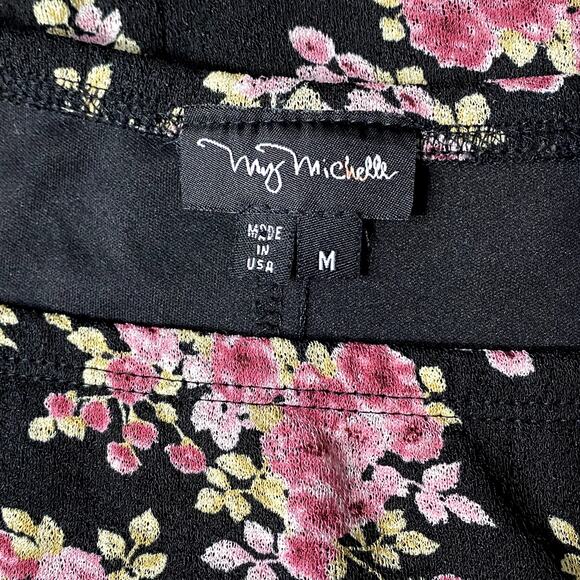 Vintage My Michelle Y2K Floral Rose Lace Grunge Whimsygoth Goth Midi Skirt USA - Picture 11 of 12